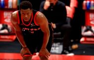 Kyle Lowry #7 of the Toronto Raptors